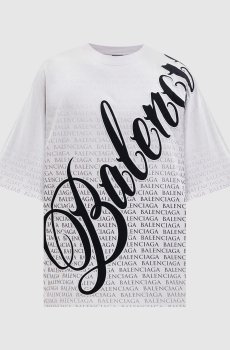 Серая футболка Big B в принт