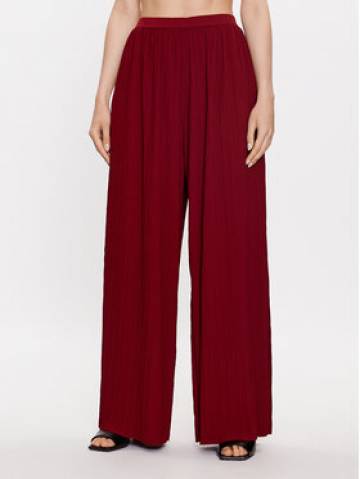 Max Mara Leisure Штани з тканини Alfonsa 2337860134 Бордовий Wide Leg Max Mara Leisure Штани з тканини Alfonsa 2337860134 Бордовий Wide Leg