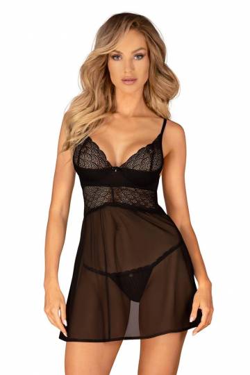Комплект: бэби-долл и трусики (Комплект_Obsessive_Chemeris_babydoll) Комплект: бэби-долл и трусики (Комплект_Obsessive_Chemeris_babydoll)