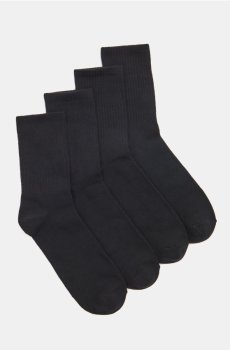 Шкарпетки, 4 пари - чорний