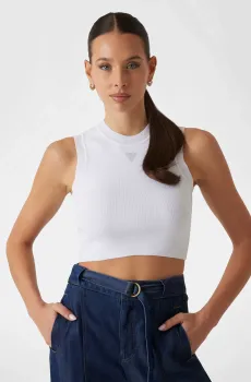 Женский белый топ Белый L Guess W4GZ34.Z3F40;G011