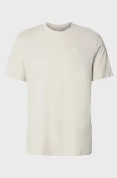 Мужская бежевая футболка CLASSIC BACK MONOLOGO Бежевый L Calvin Klein Jeans LV14RF852G