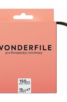 Уценка! Файл-лента для пилки Wonderfile 160*18 мм, 150 грит, 7 м (WFGT160/150)
