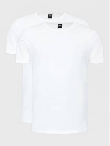 Boss Набір з 2 футболок Modern 50475276 Білий Slim Fit Boss Набір з 2 футболок Modern 50475276 Білий Slim Fit