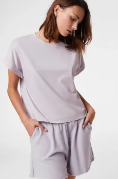 Женская сиреневая футболка ALVEEN Сиреневый XS Etam 6534312