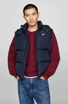 Мужской темно-синий пуховой жилет TJM ALASKA Синий S Tommy Jeans DM0DM19538