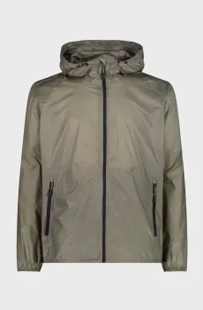 Мужская оливковая ветровка CLIMAPROTECT RAIN FIX H Оливковый 48 CMP 35X7367-E663