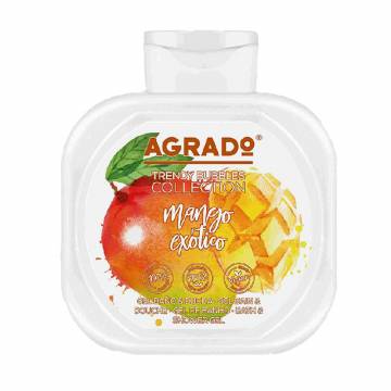 Гель для ванны и душа Agrado Trendy Bubbles Collection Bath & Shower Gel Exotic Mango, 750 мл Гель для ванны и душа Agrado Trendy Bubbles Collection Bath & Shower Gel Exotic Mango, 750 мл