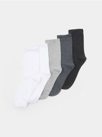Основні шкарпетки 5 штук - сірий