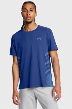 Мужская синяя футболка UA LAUNCH ELITE GRAPHIC SS Синий S Under Armour 1376518-432