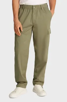 Мужские зеленые карго REGULAR STRAIGHT CARGO Зеленый 34-32 Calvin Klein Jeans J30J327615