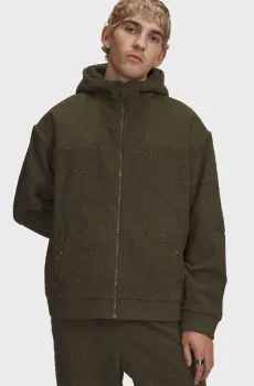 Мужское оливковое худи High Pile Оливковый M Under Armour 6007055-308