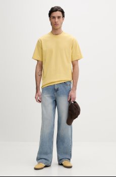 Хлопковая футболка HUGO