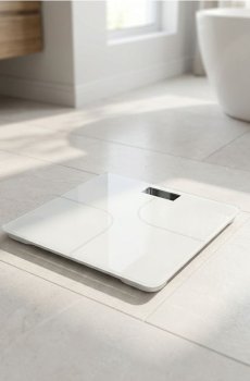 Ваги для ванної кімнати - білий