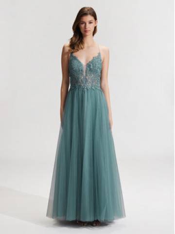 Hey Kyla Вечірня сукня 5AG017HK Зелений Regular Fit Hey Kyla Вечірня сукня 5AG017HK Зелений Regular Fit