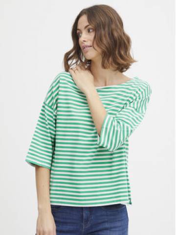 Fransa Блузка 20611666 Зелений Regular Fit Fransa Блузка 20611666 Зелений Regular Fit