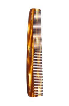 Гребень для волос Kent  9T 7 1/2 Handmade Comb Coarse/Fine Toothed, 190 мм