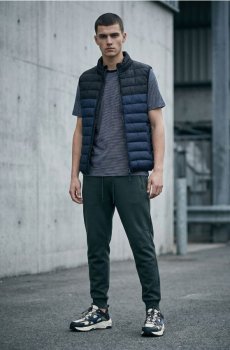 Спортивні штани джогери - синьо-зелений