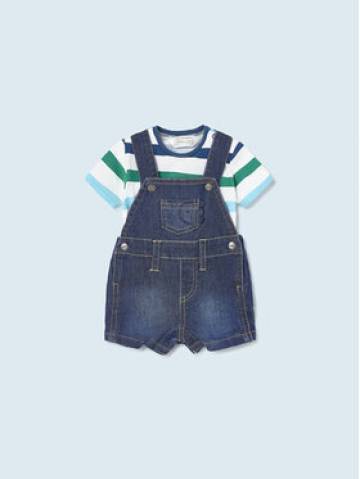 Mayoral Набір футболка і комбінезон 1628 Cиній
