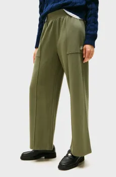 Женские оливковые брюки STRAING Оливковый M Tommy Hilfiger WW0WW46146