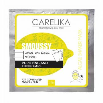 Маска-шейкер для лица Carelika Smoussy Shaker Mask Lemon Extract Лимон-лайм, 15 г