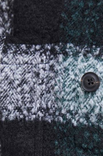 Куртка-рубашка с примесью шерсти HUGO демисезонная