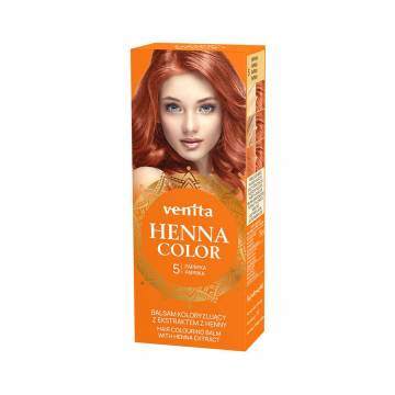 Оттеночный бальзам для волос Venita Henna Color Hair Colouring Balm с экстрактом хны, 05 Paprika, 50 мл Оттеночный бальзам для волос Venita Henna Color Hair Colouring Balm с экстрактом хны, 05 Paprika, 50 мл