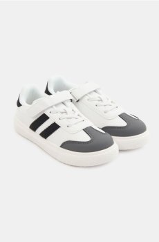 Кросівки зі штучної шкіри - білий