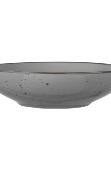 Тарелка суповая Ardesto Bagheria керамика, Grey, 20 см (AR2920GREY)