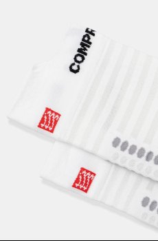 Носки Compressport Pro Racing Socks v4.0 Ultralight Run High - White/Alloy