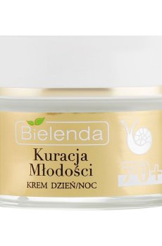 Восстанавливающий крем для лица Bielenda Youth Therapy против морщин, с муцином улитки, от 70 лет, 50 мл