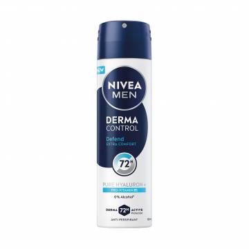 Антиперспирант NIVEA MEN Дерма контроль. Защита и экстракомфорт, спрей, мужской, 150 мл Антиперспирант NIVEA MEN Дерма контроль. Защита и экстракомфорт, спрей, мужской, 150 мл