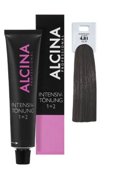 Тонирующая краска для волос Alcina Color Creme Intensive-Toning 4.81 Medium Brown Graphite, 60 мл