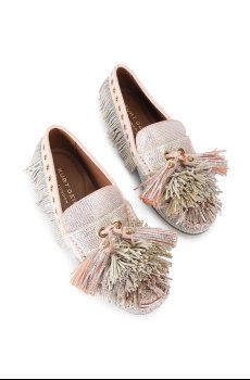 Замшевые мокасины Kurt Geiger London Pom Pom Moccasin