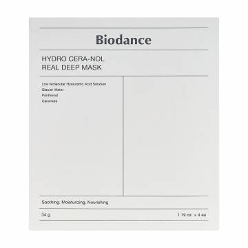 Гидрогелевая маска для лица Biodance Hydro Cera-Nol Real Deep Sheet Mask с керамидами и пантенолом, 4*34 г Гидрогелевая маска для лица Biodance Hydro Cera-Nol Real Deep Sheet Mask с керамидами и пантенолом, 4*34 г