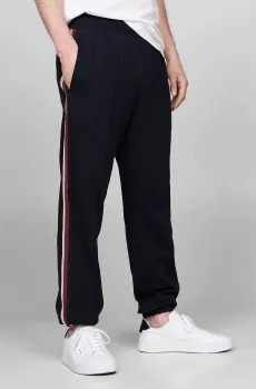 Мужские темно-синие спортивные брюки GLOBAL STRIPE TAPE Синий XXL Tommy Hilfiger MW0MW35548