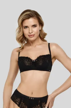 Женский черный бюстгальтер Черный 70C MARC&ANDRE W23-0811-BNS-LY