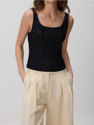 Reserved - LADIES` BLOUSE - чорний - 844EV-99X Reserved - LADIES` BLOUSE - чорний - 844EV-99X