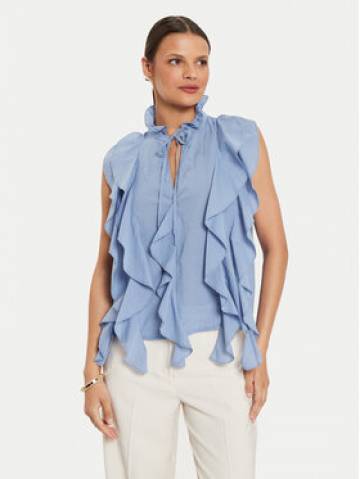 ViCOLO Блузка TB2554 Голубий Regular Fit ViCOLO Блузка TB2554 Голубий Regular Fit