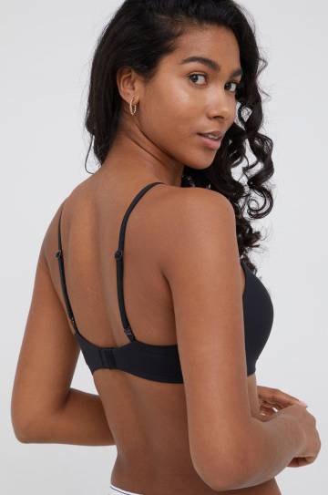 Бюстгальтер Calvin Klein Underwear цвет чёрный однотонный Бюстгальтер Calvin Klein Underwear цвет чёрный однотонный
