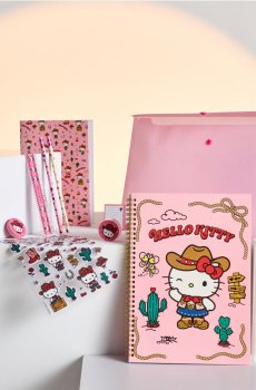 Набір шкільного приладдя Hello Kitty 11 pack - червоний