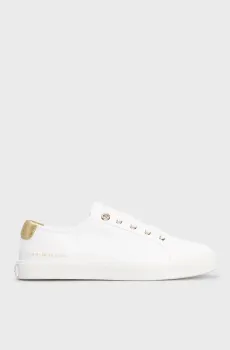 Женские белые кеды Белый 37 Tommy Hilfiger FW0FW06957