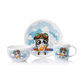 Детский набор посуды Ardesto Panda Pilot, 3 предмета (AR3451PS) Детский набор посуды Ardesto Panda Pilot, 3 предмета (AR3451PS)
