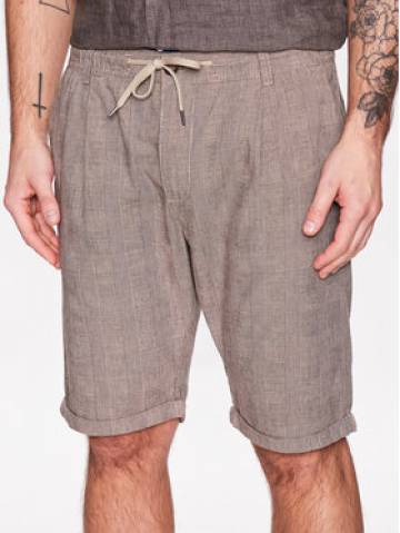 Lindbergh Шорти з тканини 30-500021 Бежевий Relaxed Fit Lindbergh Шорти з тканини 30-500021 Бежевий Relaxed Fit