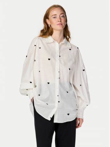 YAS Сорочка Heart 26027777 Білий Regular Fit YAS Сорочка Heart 26027777 Білий Regular Fit