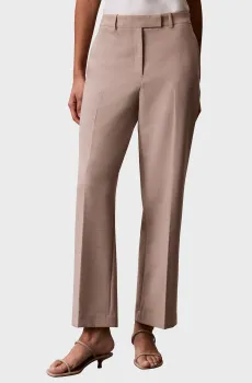 Женские бежевые брюки STRAIGHT Бежевый 10 Calvin Klein LV044F415G