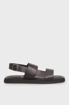 Мужские черные кожаные сандалии BACK STRAP W/ BUCKLE Черный 41 Calvin Klein HM0HM01736
