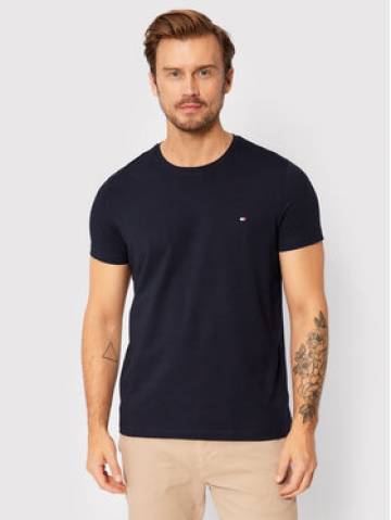 Tommy Hilfiger Футболка Core Stretch MW0MW27539 Cиній Slim Fit Tommy Hilfiger Футболка Core Stretch MW0MW27539 Cиній Slim Fit