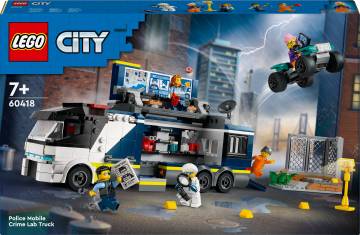 Конструктор LEGO City Пересувна поліцейська криміналістична лабораторія (60418) Конструктор LEGO City Пересувна поліцейська криміналістична лабораторія (60418)