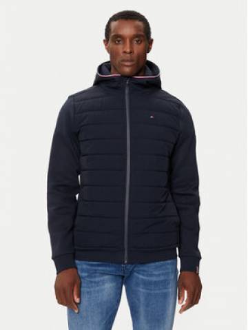Tommy Hilfiger Світшот Mix Media MW0MW34211 Cиній Regular Fit Tommy Hilfiger Світшот Mix Media MW0MW34211 Cиній Regular Fit